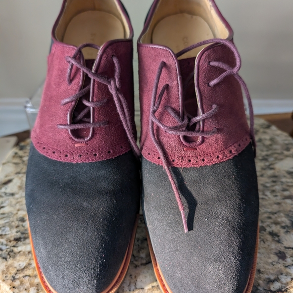 Cole Haan Men\'s Great Jones Saddle II Lace Up Suede Dress Oxfords Shoes main image 4